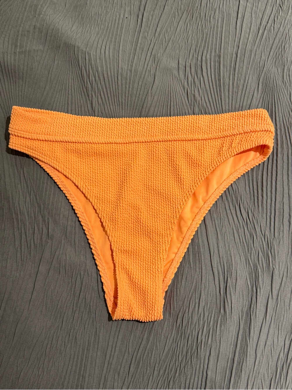 Orange Textured Billabong Bikini Bottoms